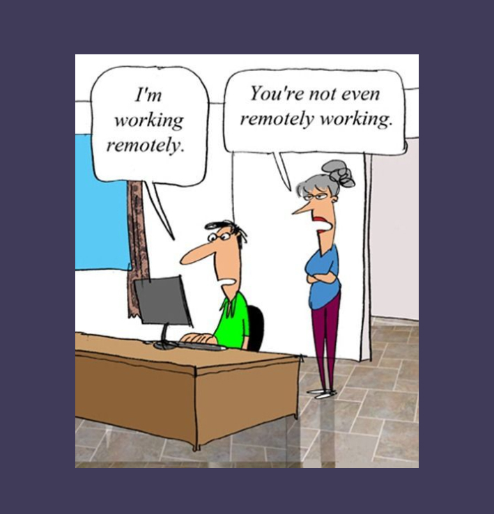 A comic showing the downside of remote work_Hybr1d