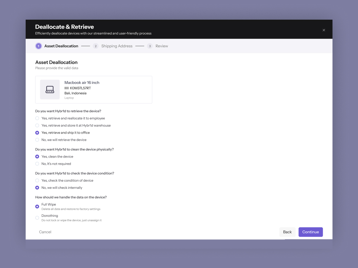 Hybr1d blog about employee device retrieval