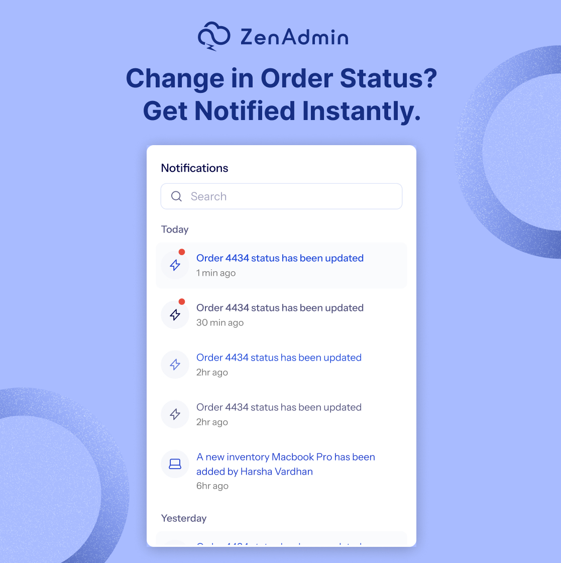 IT procurement order status