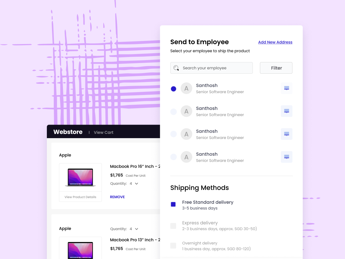 Onboarding module of the Hybr1d Employee Management Platform