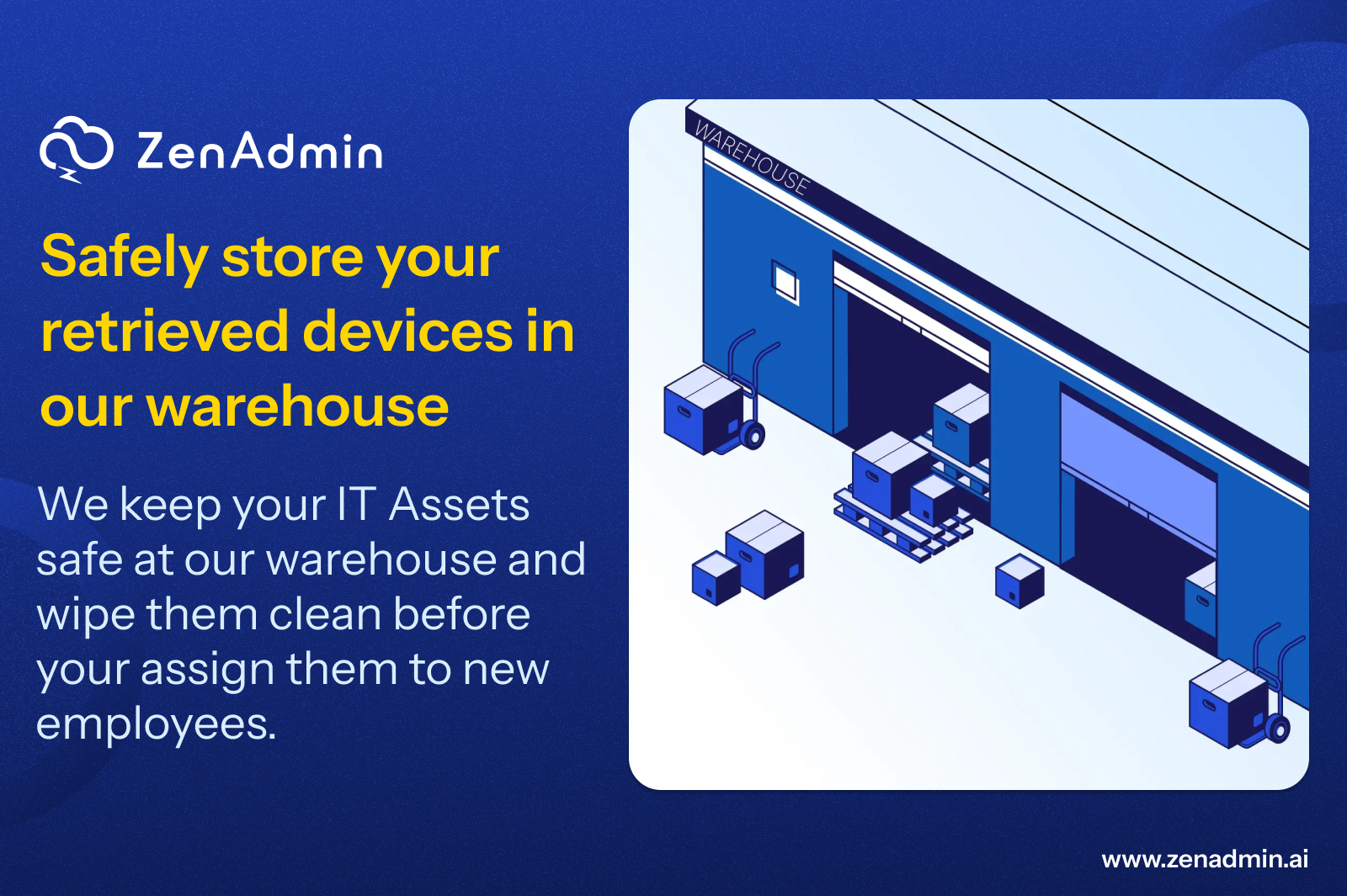 IT warehouse for quick deployement